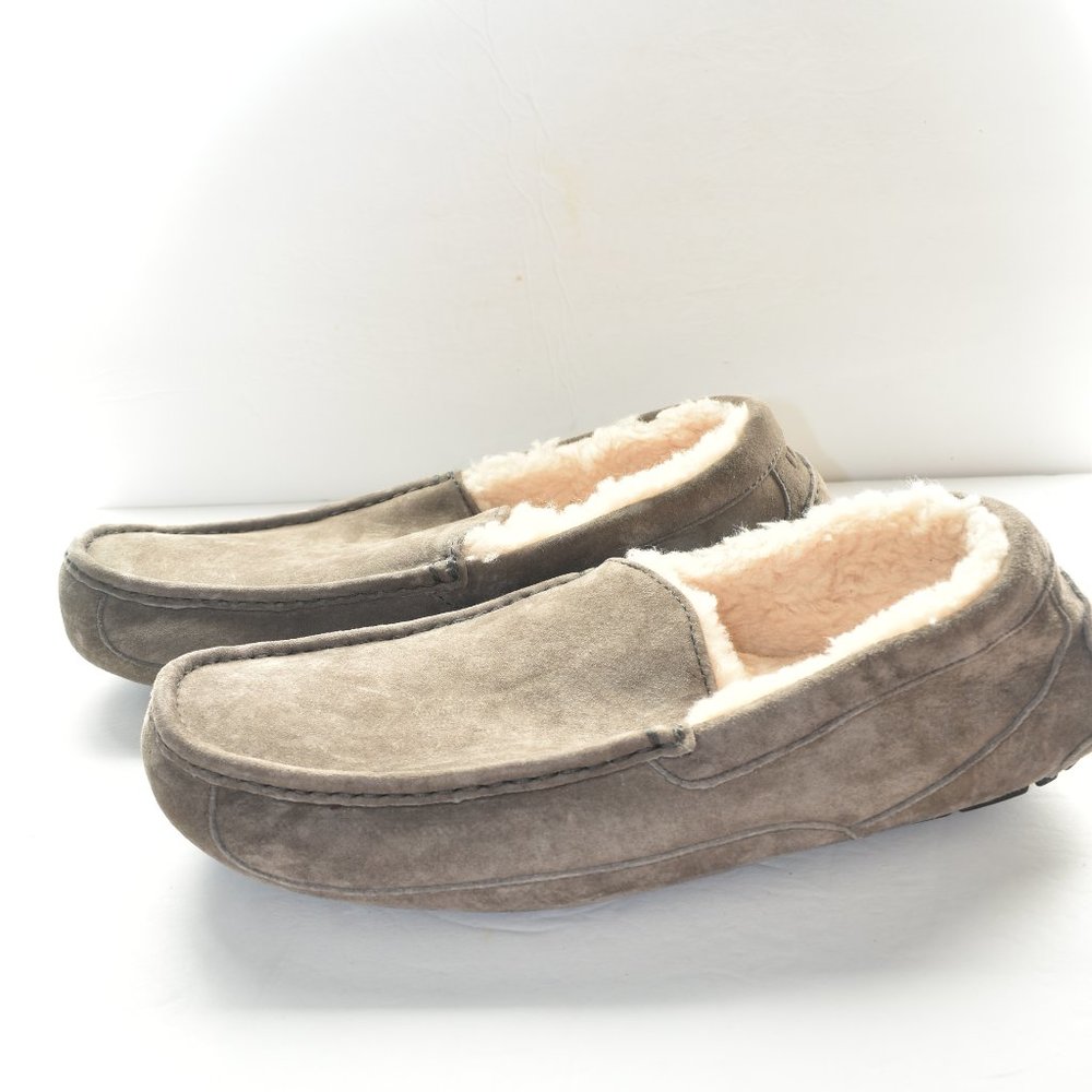 UGG Gray Men's Ascot Slippers Size 14